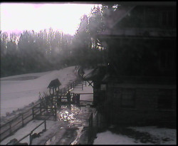 Terasa horského hotelu