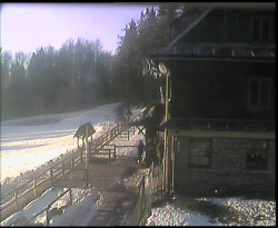 Terasa horského hotelu