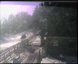 Terasa horského hotelu