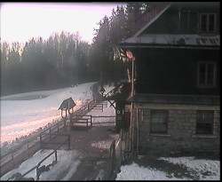 Terasa horského hotelu