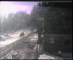 Terasa horského hotelu