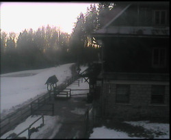 Terasa horského hotelu