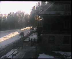 Terasa horského hotelu