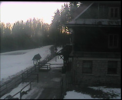 Terasa horského hotelu