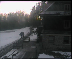 Terasa horského hotelu