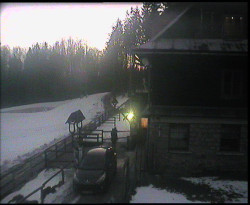 Terasa horského hotelu