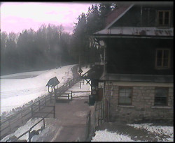 Terasa horského hotelu