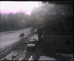 Terasa horského hotelu