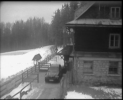 Terasa horského hotelu