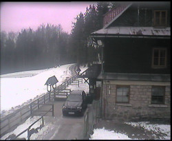 Terasa horského hotelu