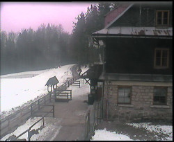 Terasa horského hotelu