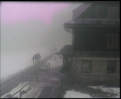 Terasa horského hotelu