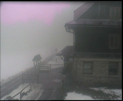 Terasa horského hotelu