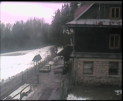 Terasa horského hotelu