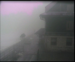 Terasa horského hotelu