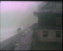 Terasa horského hotelu