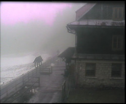 Terasa horského hotelu