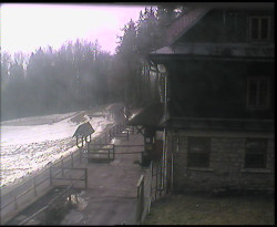 Terasa horského hotelu