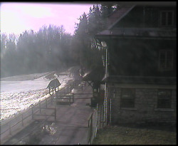 Terasa horského hotelu