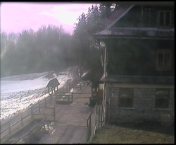 Terasa horského hotelu