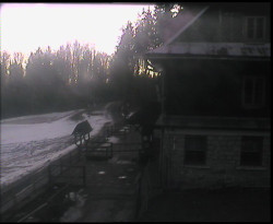 Terasa horského hotelu