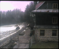 Terasa horského hotelu