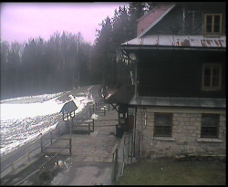 Terasa horského hotelu