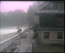 Terasa horského hotelu