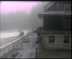 Terasa horského hotelu