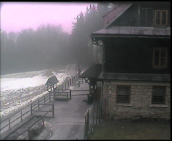 Terasa horského hotelu