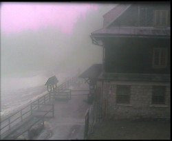 Terasa horského hotelu