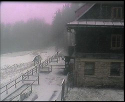 Terasa horského hotelu