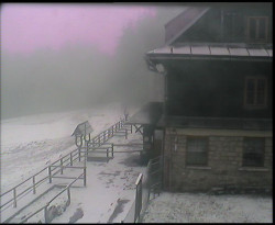 Terasa horského hotelu