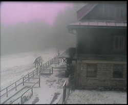 Terasa horského hotelu