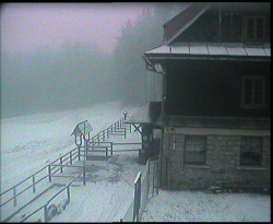 Terasa horského hotelu