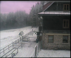 Terasa horského hotelu