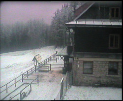 Terasa horského hotelu