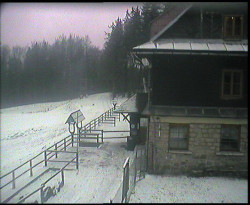 Terasa horského hotelu