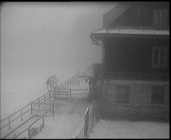 Terasa horského hotelu