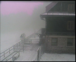 Terasa horského hotelu