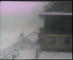 Terasa horského hotelu