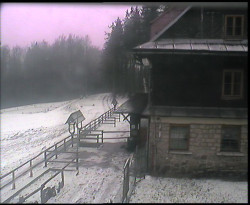Terasa horského hotelu