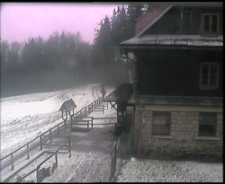 Terasa horského hotelu