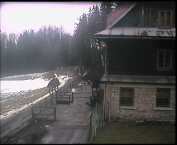 Terasa horského hotelu