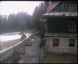 Terasa horského hotelu