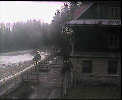 Terasa horského hotelu