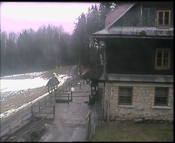 Terasa horského hotelu