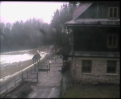 Terasa horského hotelu