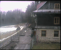 Terasa horského hotelu