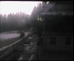 Terasa horského hotelu